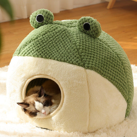 Pet Hideaway Bed House Plush - Pupporia