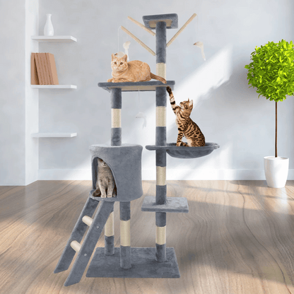 Cat Condo Soft Bed Perches Scratcher