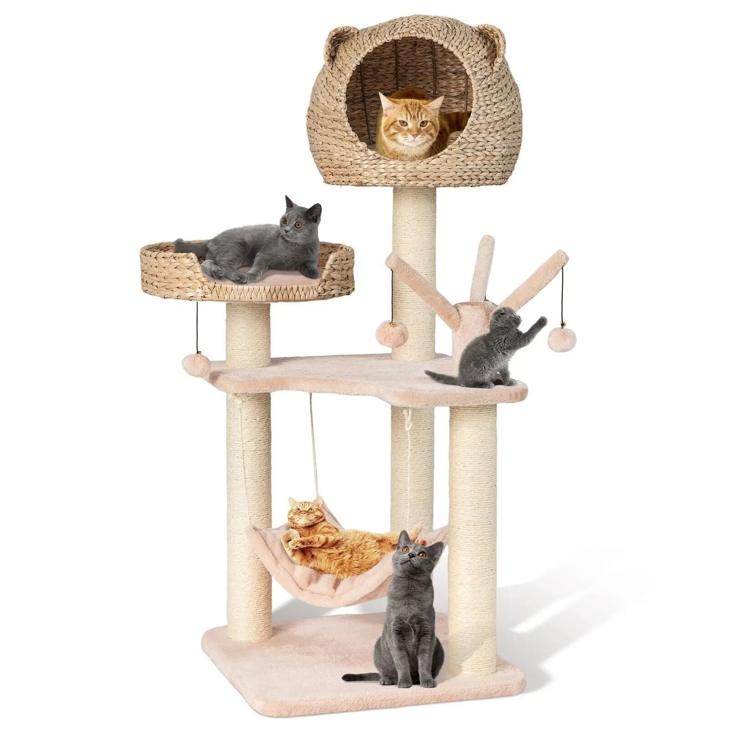 Cat Climbing Tower Bed Hideaway - Pupporia