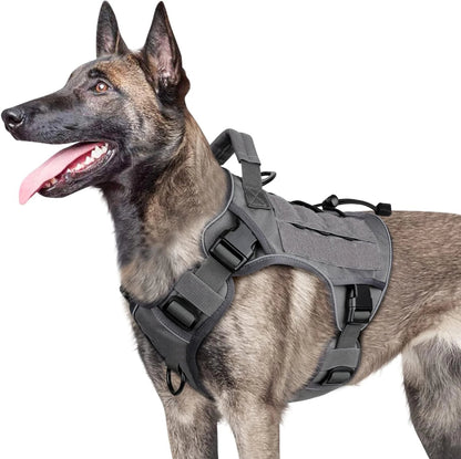 Durable Dog Harness Vest With Handle Anti Pull Clip