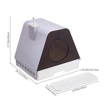 Hidden Cat Litter Box Easy Clean With Accessories