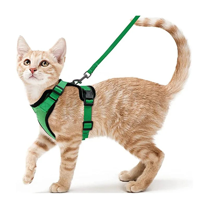 Cat Harness Leash Set Breathable Comfortable - Pupporia