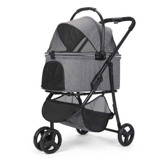 Pet Stroller Removable Carrier Bag Foldable - Pupporia