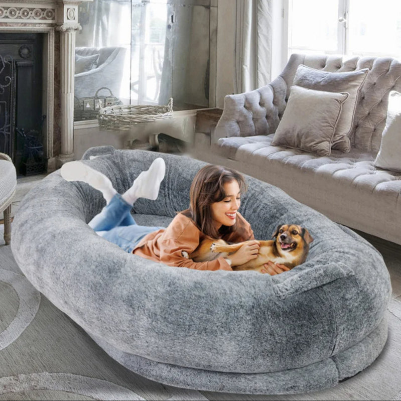 Plush Dog Bed for Large Breeds and Owners - Pupporia
