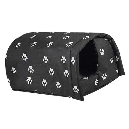 Insulated Waterproof Cat House Winter Shelter