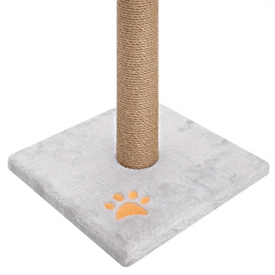 Grey Cat Scratcher Tower