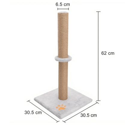 Grey Cat Scratcher Tower