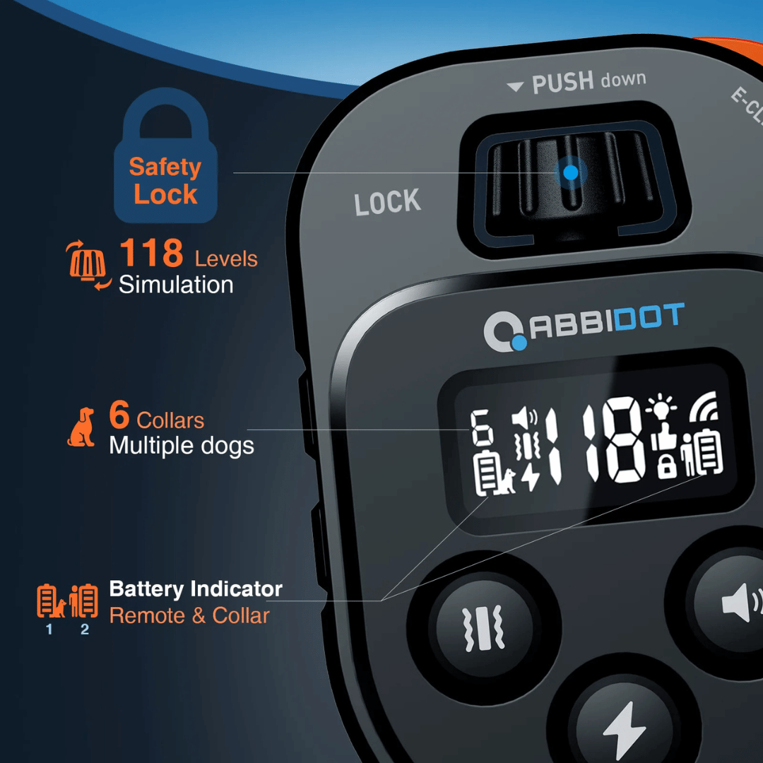Remote Dog Training Collar System 1 Mile Range