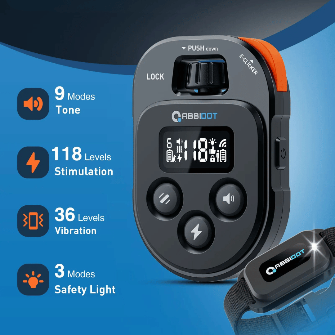 Remote Dog Training Collar System 1 Mile Range