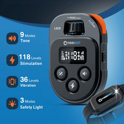 Remote Dog Training Collar System 1 Mile Range