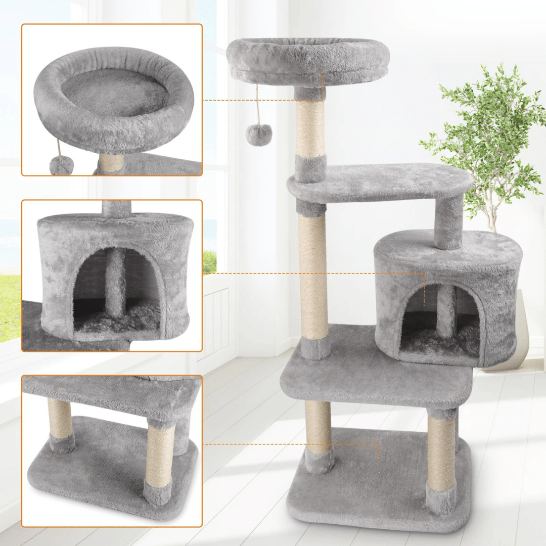 Cat Tower Soft Condo Scratching Post