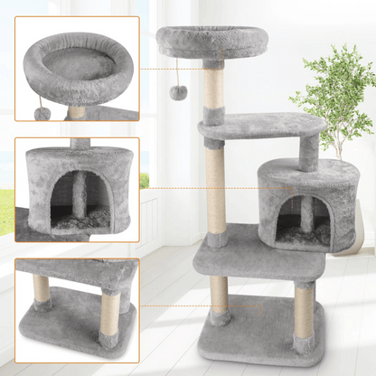 Cat Tower Soft Condo Scratching Post
