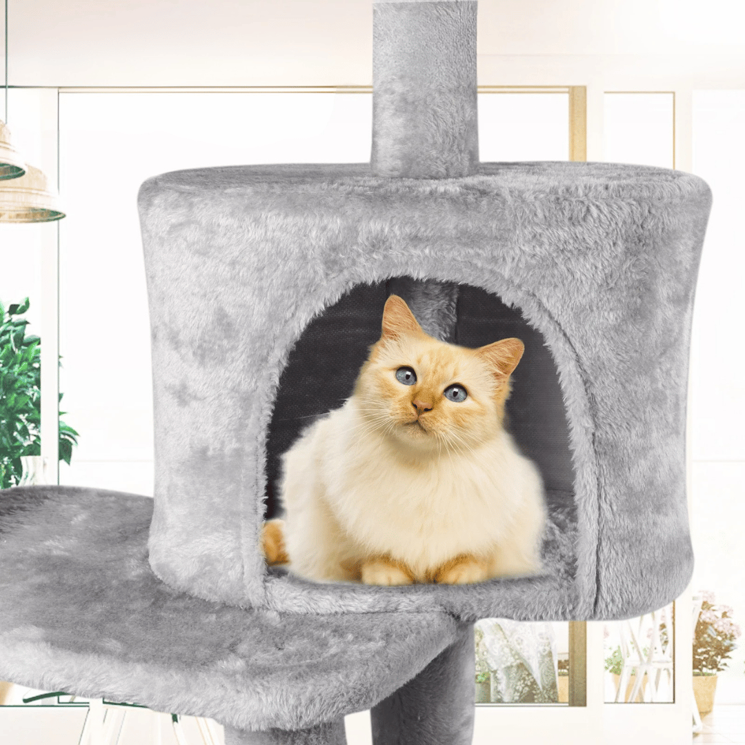 Cat Tower Soft Condo Scratching Post