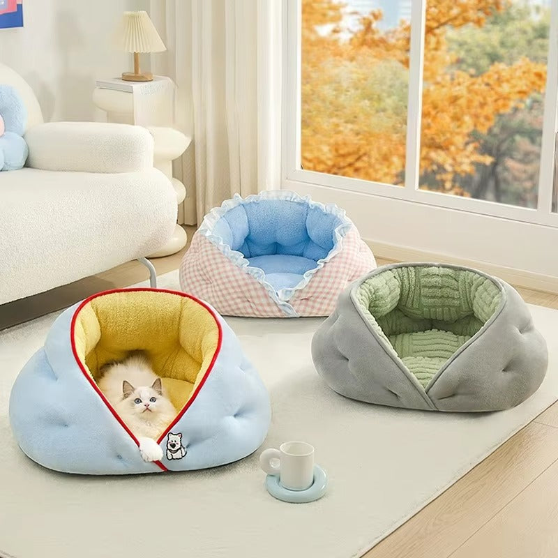 Cat Bed Plush Cozy
