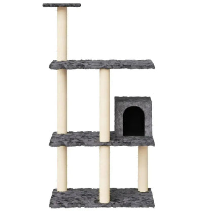 Tall Cat Tower Soft Hideaway Scratch Pads
