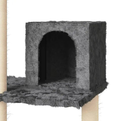 Tall Cat Tower Soft Hideaway Scratch Pads