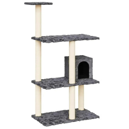Tall Cat Tower Soft Hideaway Scratch Pads