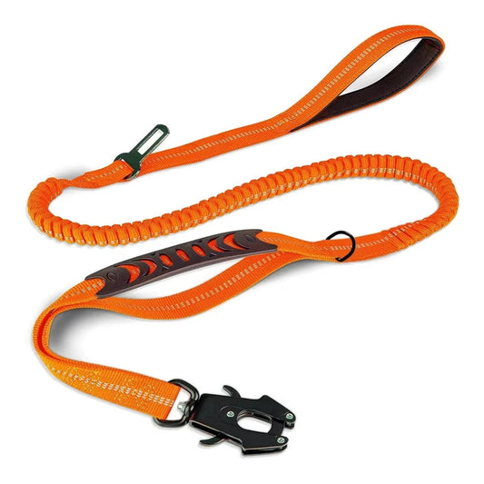 Pet Leash And Seatbelt With Shock Absorbing Strap - Pupporia