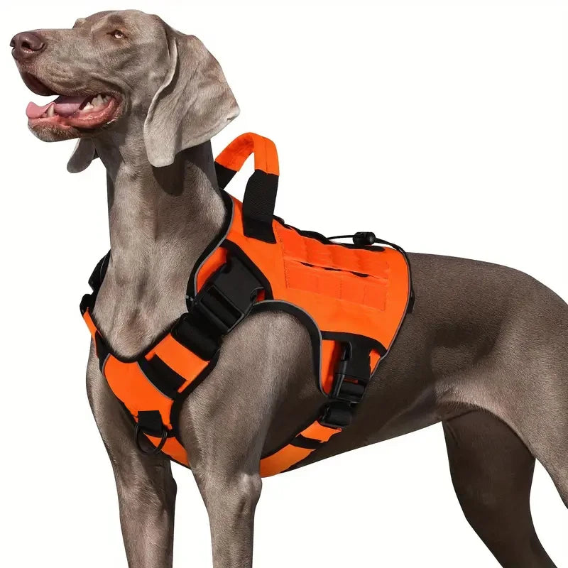 Durable Dog Harness Vest With Handle Anti Pull Clip