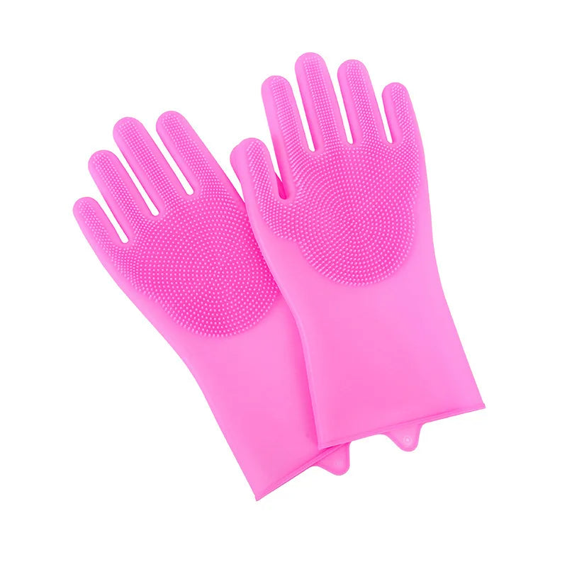 Pet Grooming Gloves Waterproof Easy Bathing