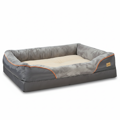 Orthopedic Dog Bed Plush Waterproof Machine Washable