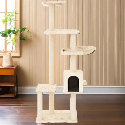 Cat Tower Hideaway Scratching Post