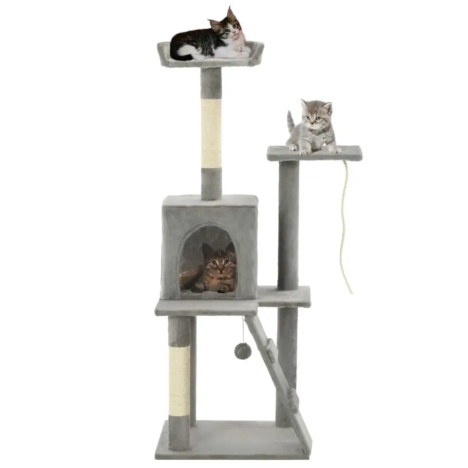 Cat Climbing Tower Hideaway Ladder