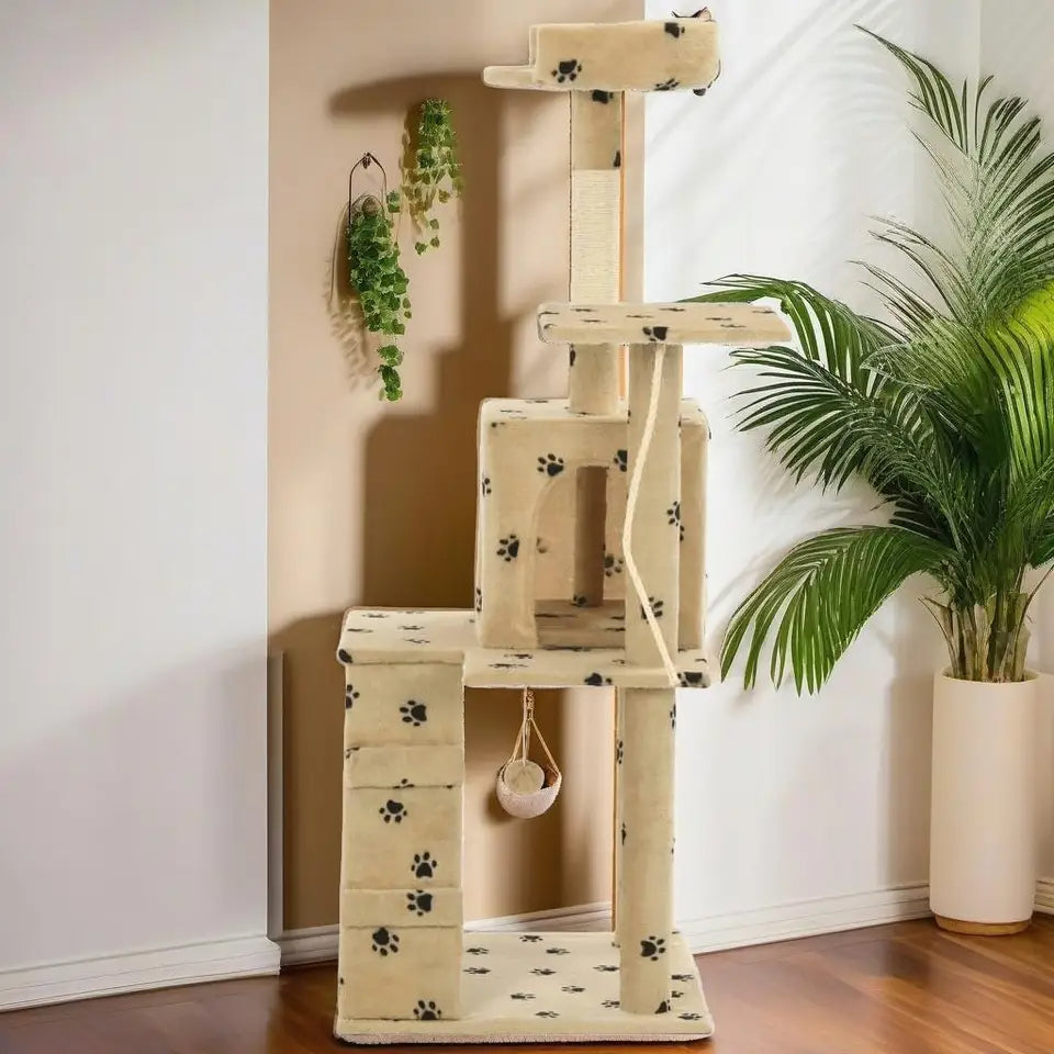 Cat Tower Hideaway Multiple Perches