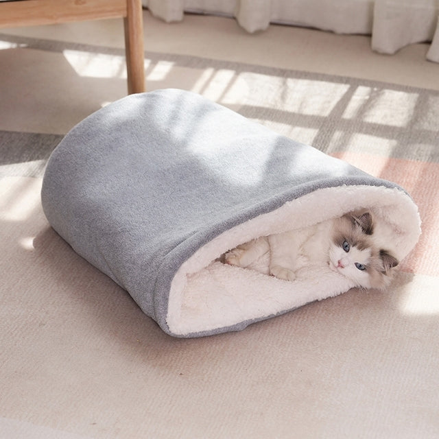 Plush Kitty Sleeping Bag Soft Cozy - Pupporia