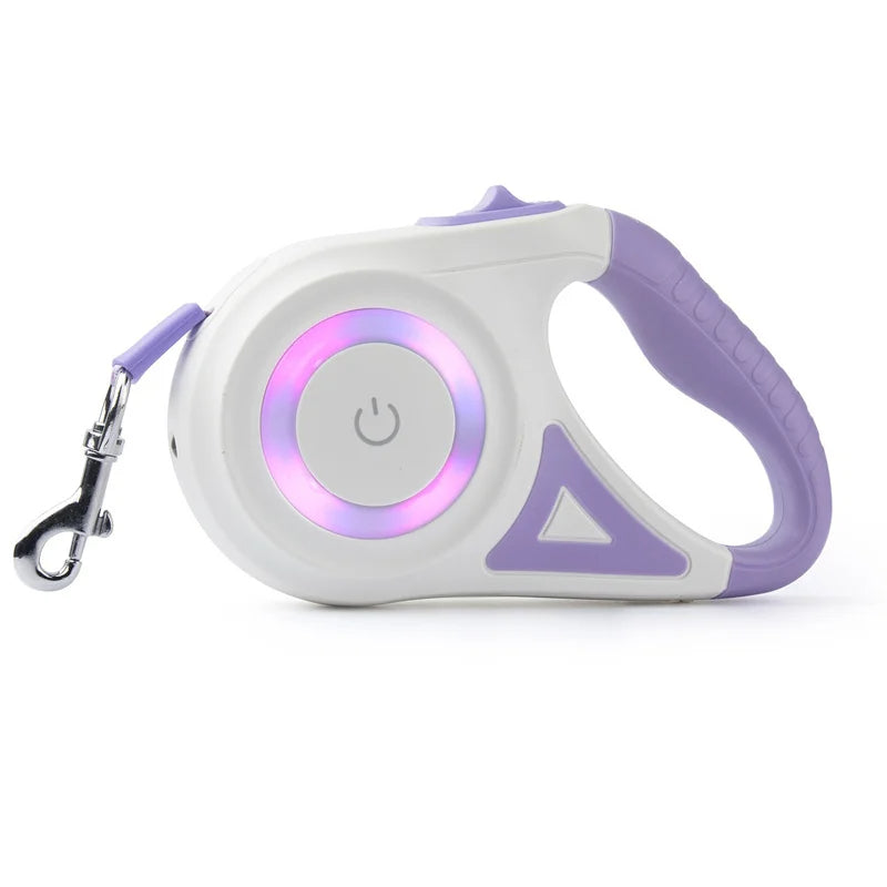 Adjustable Pet Leash With Flashlight Comfort Grip - Pupporia
