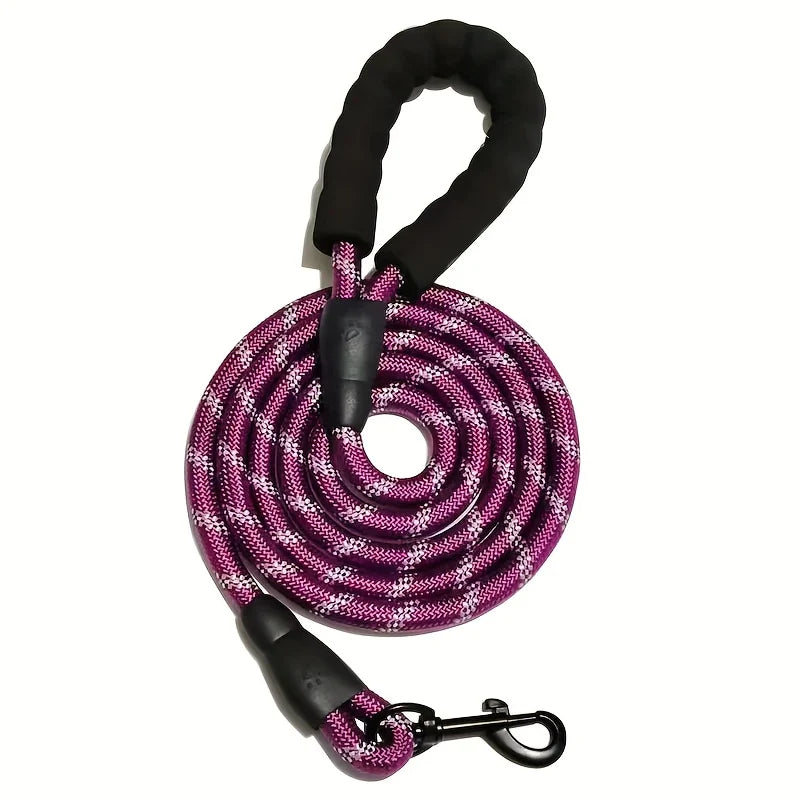 Durable Pet Leash Padded Grip Hi-Vis Rope