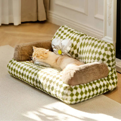 Cat Lounge Sofa Bed Plush
