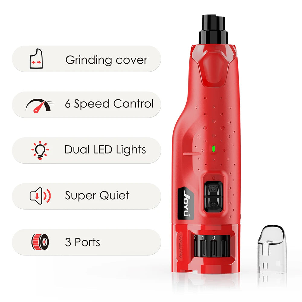 Pet Nail Clippers LED Adjustable Speed Trimmer