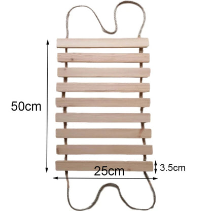 Wooden Cat Tower Wall Shelf Climber