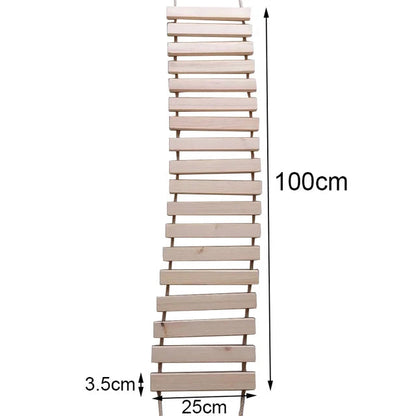 Wooden Cat Tower Wall Shelf Climber
