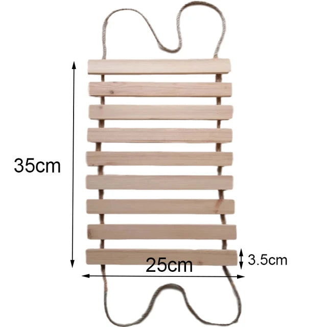Wooden Cat Tower Wall Shelf Climber