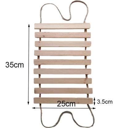 Wooden Cat Tower Wall Shelf Climber