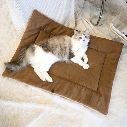 Collapsible Pet Bed Mat Soft