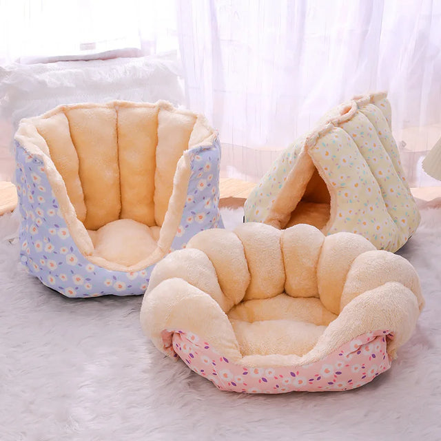Fleece Cat Bed House