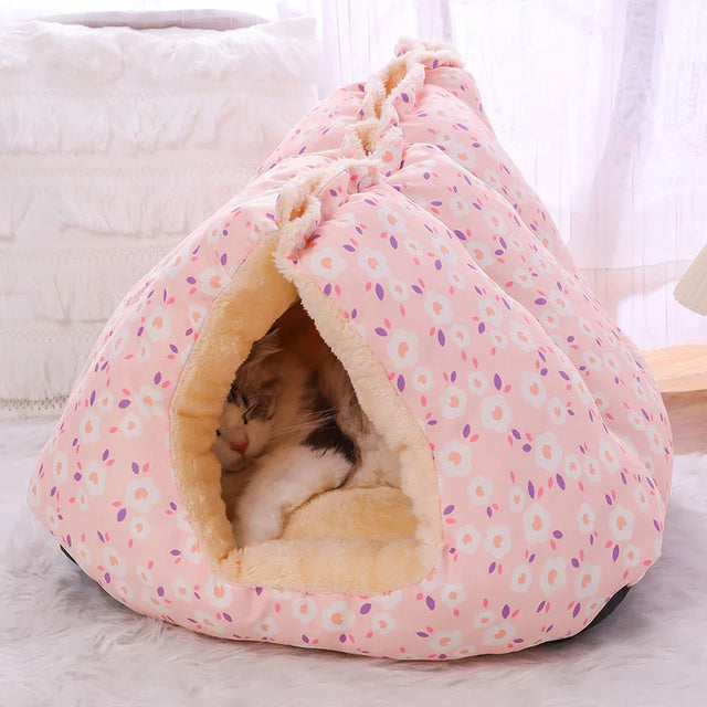 Fleece Cat Bed House