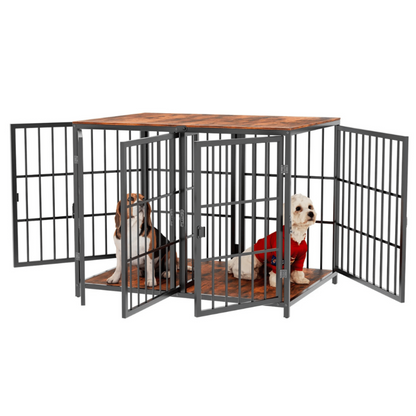 Pet Crate Solid Wood Table