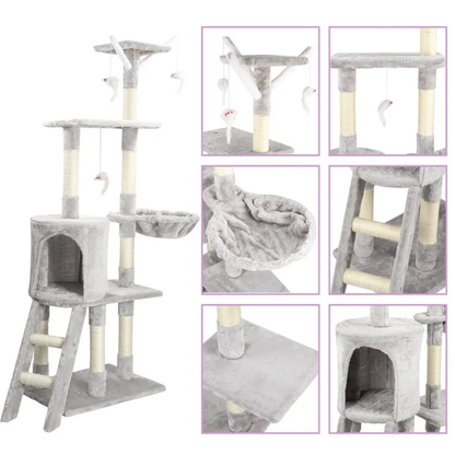 Cat Tower Condo with Ladder and Hideaways