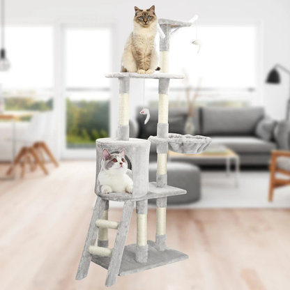 Cat Tower Condo with Ladder and Hideaways