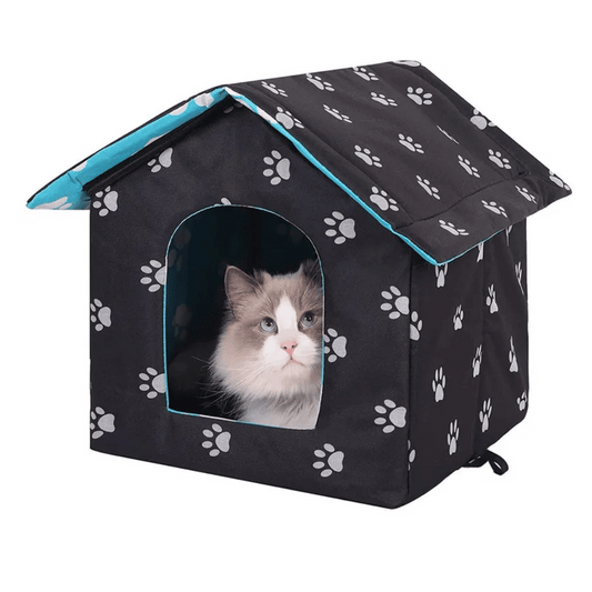 Insulated Waterproof Outdoor Cat Shelter - Pupporia