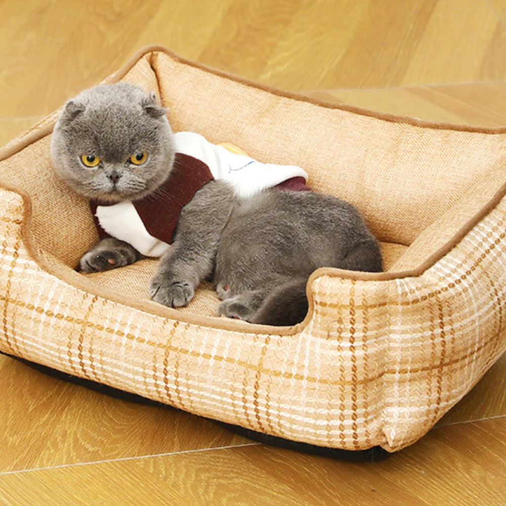 Orthopedic Small Pet Bed Plush