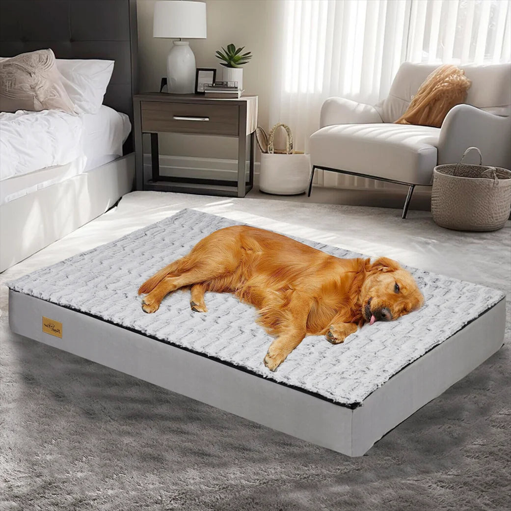 Large Dog Bed Soft Fleece Mattress