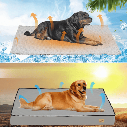 Large Dog Bed Soft Fleece Mattress
