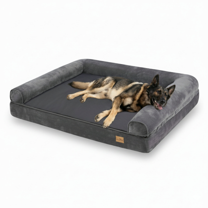 Plush Dog Bed Waterproof Pet Mattress Large
