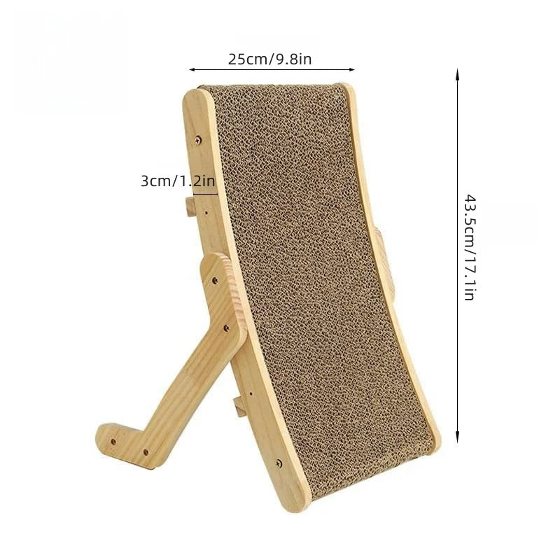 Wooden Cat Scratcher Adjustable Post