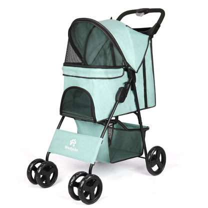 Pet Stroller Collapsible Storage Compartment Large